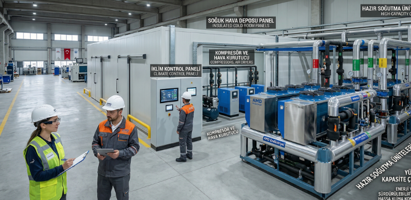 Endüstriyel İklimlendirme ve Soğutma Teknolojileri: Chiller ve Soğuk Oda Çözümleri