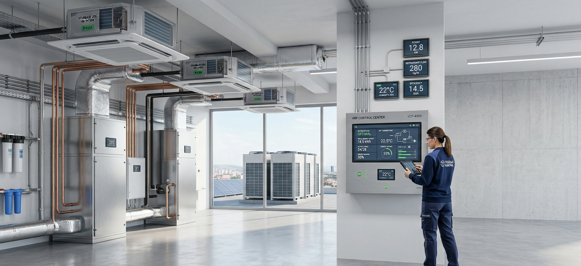 Modern VRF Klima Sistemleri ve İklimlendirme Yönetimi